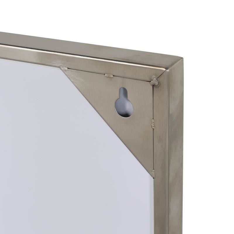 DULTON ONLINE SHOP | STAINLESS STEEL FRAME MIRROR WITH BRACKET(L