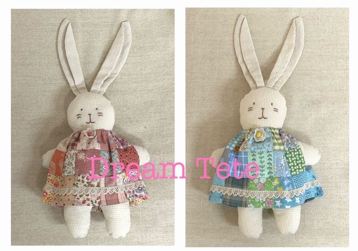 ドリームテテオリジナル パッチ洋服のうさぎさん 商品詳細｜パッチ