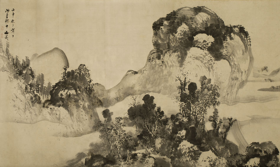 渓山訪友図 | 谷文晁 | 収蔵品詳細 | 作品を知る | 東京富士美術館