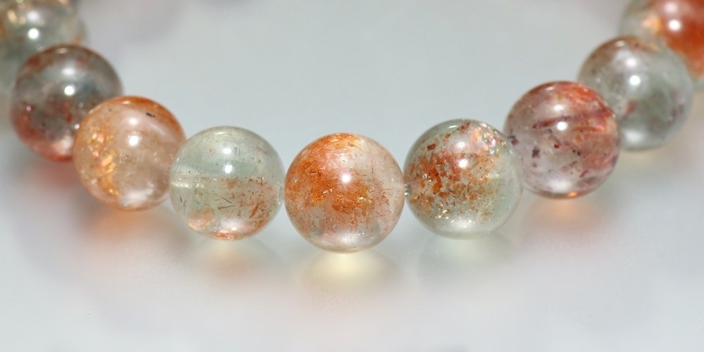 高品質++]アルーシャサンストーンブレスレット（約10mm玉） - 埼玉県