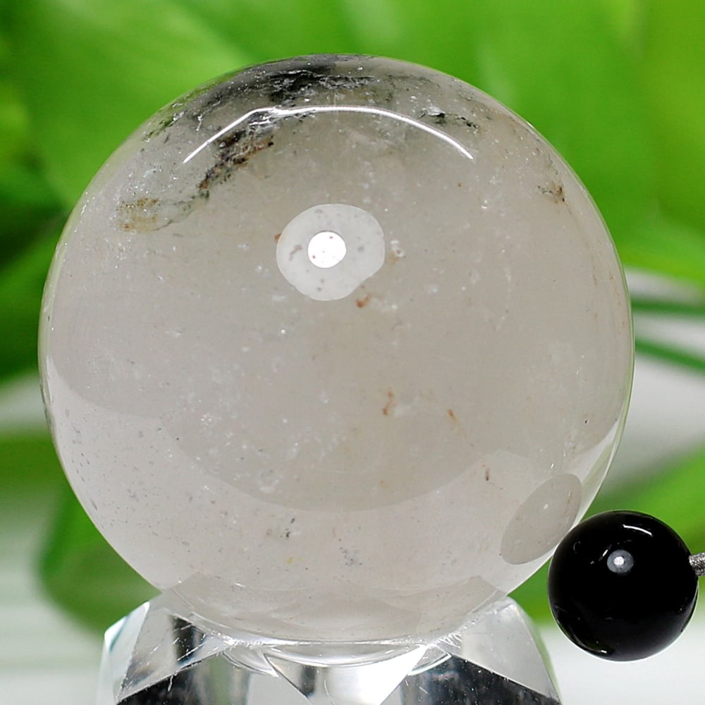 特別価格]インド/マニハール産ヒマラヤ水晶丸玉/ホワイトクォーツ