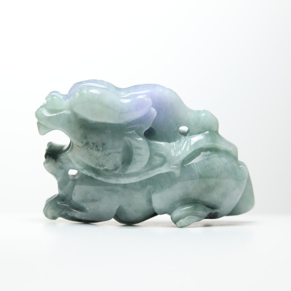 ミャンマー産]天然ヒスイ彫刻/翡翠（貔貅/ヒキュウ） - 埼玉県吉川市の