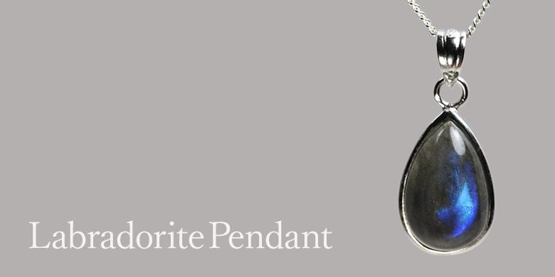 ラブラドライトペンダント（ネックレストップ） - 埼玉県吉川市の
