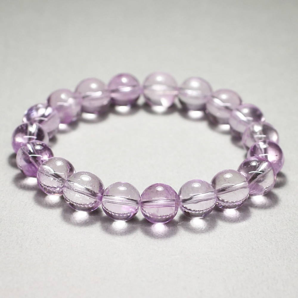 トップクォリティ]クンツァイトブレスレット（約10mm玉） - 埼玉県吉川