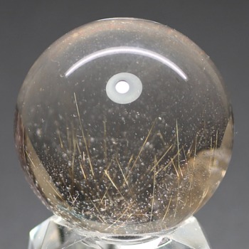 高品質++]インド/マニハール産ヒマラヤ水晶ガネーシャ像（高さ約2.9cm