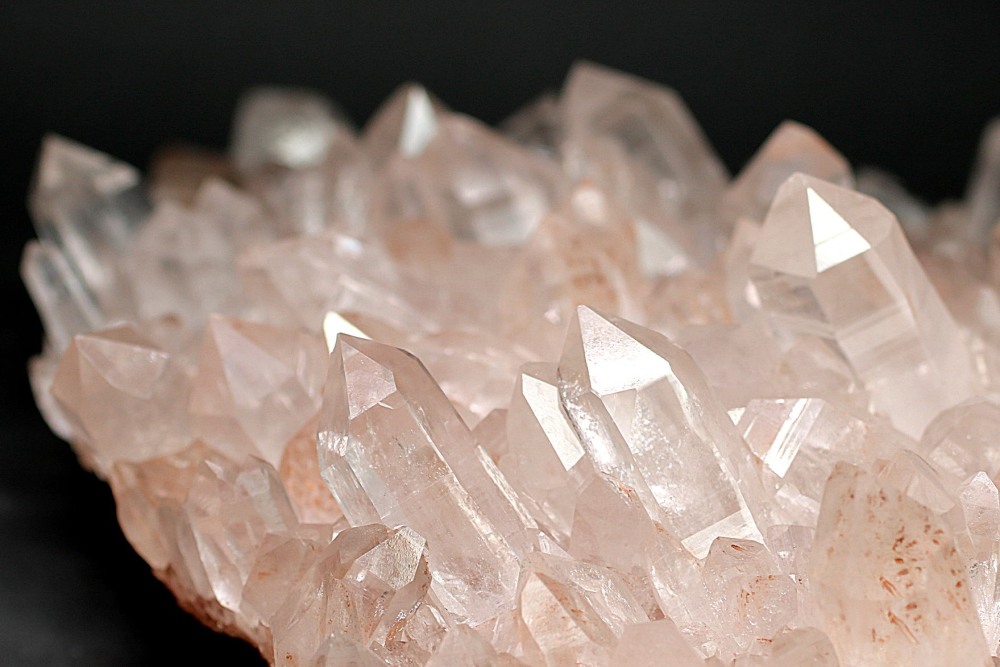 特別価格/高品質・インド/マニカラン産]ヒマラヤ水晶クラスター/原石