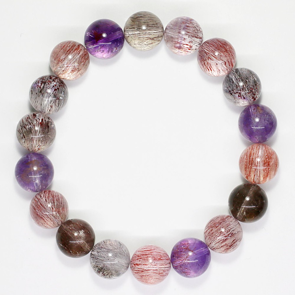 高品質]ミックススーパーセブンブレスレット（約11mm玉） - 埼玉県吉川