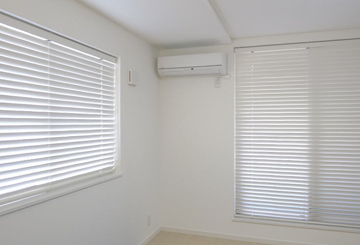 ニチベイのバンブーブラインド取付/東京都渋谷区出張見積もり