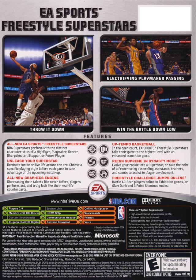 NBA Live 06 - (XB) Xbox [Pre-Owned] | J&L Game