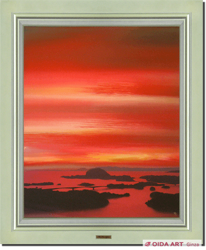 鎮西直秀 神々の空 | 絵画など美術品の販売と買取 | 東京・銀座 おいだ美術