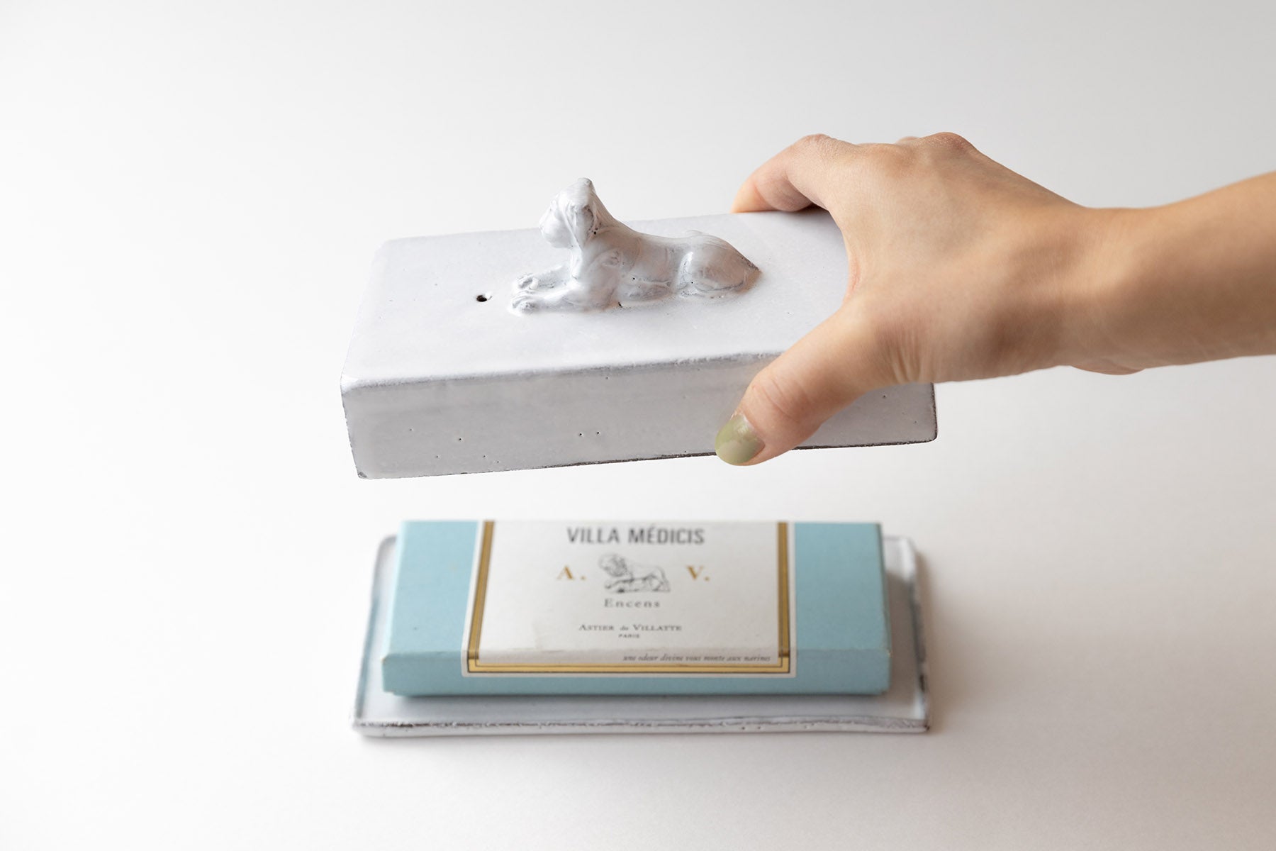 Astier de Villatte Lion Box／インセンスホルダー｜インセンス