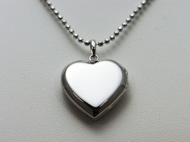 ロケットペンダント ペンダント トップ シルバー ハート型[大]ロケット