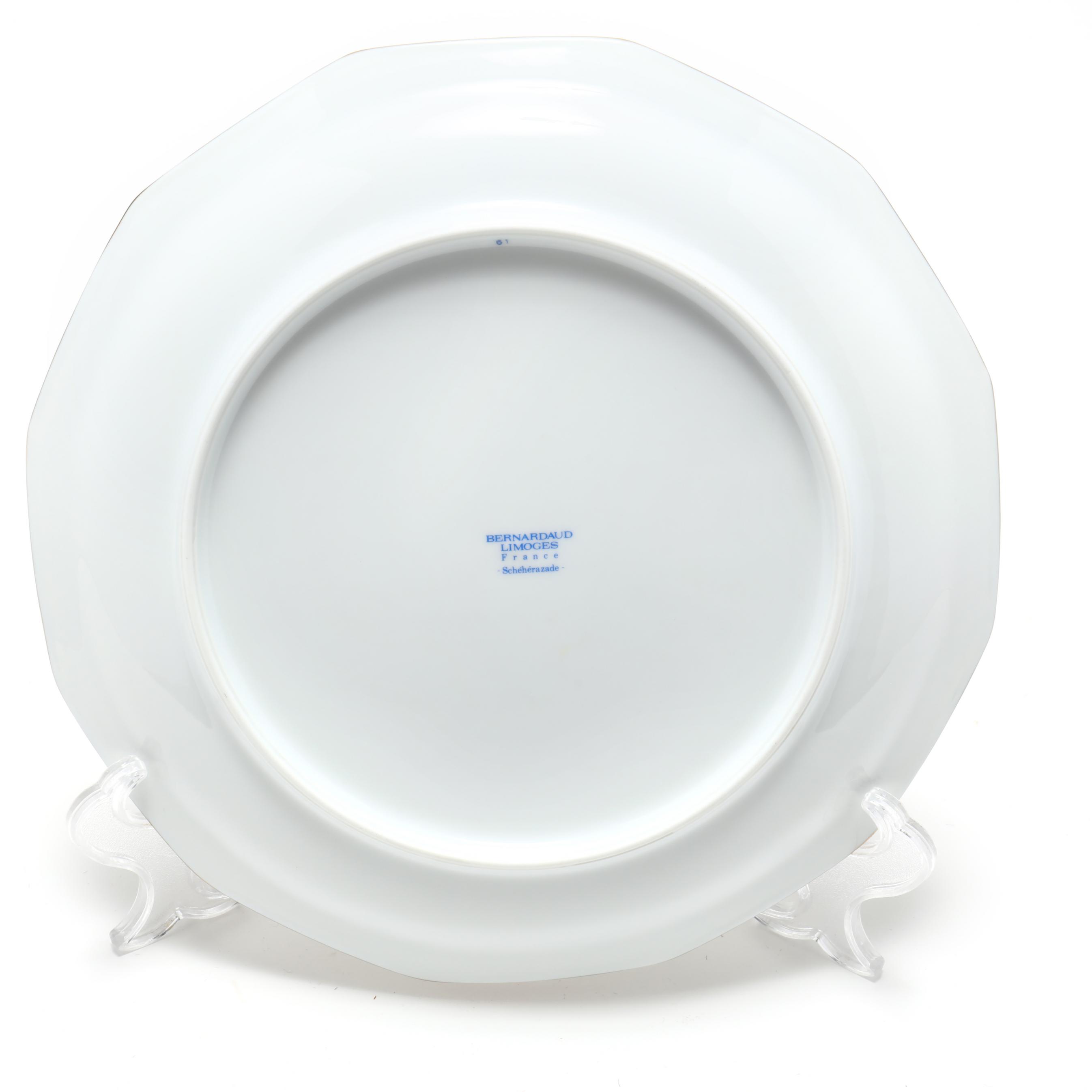 A Large Bernardaud Limoges Scheherazade China Dinner Service (Lot