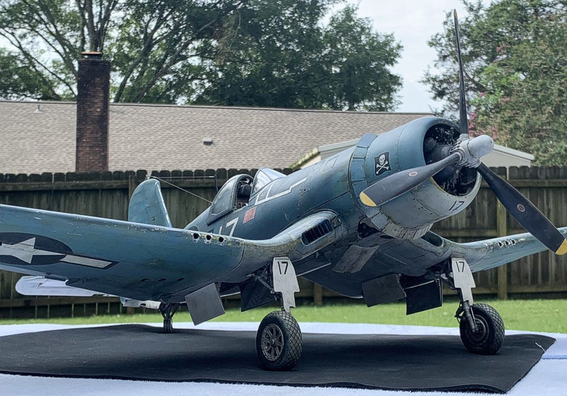 Blue Box 1/18 F4U-1D Converted and Rebuilt into a F4U-1A | Large