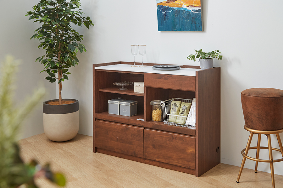 ANE キッチンカウンター（ナチュラル色） - キッチンカウンター・バー