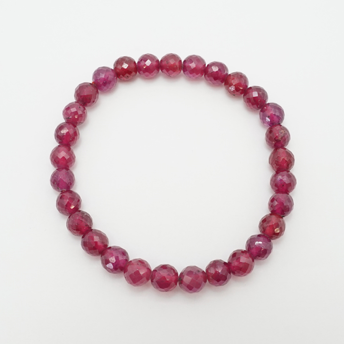 一点もの 】ルビーブレスレット 勝利を呼ぶ石 情熱 カリスマ