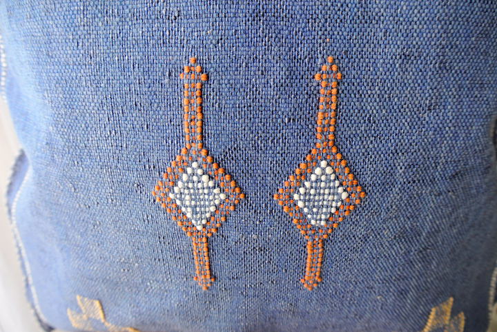 サブラ （カクタスシルク）クッションカバー・ブルー【メール便可】