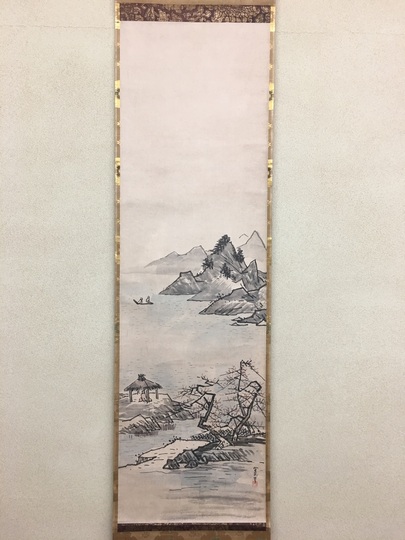 久隅守景 秋景山水図｜古美術・掛け軸の販売・買取・鑑定-松本松栄堂