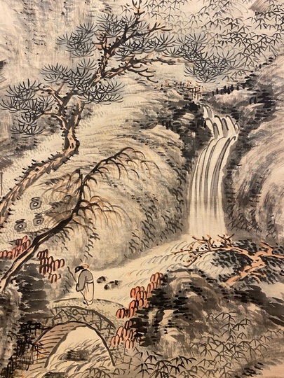 田能村直入 秋景山水図｜古美術・掛け軸の販売・買取・鑑定-松本松栄堂