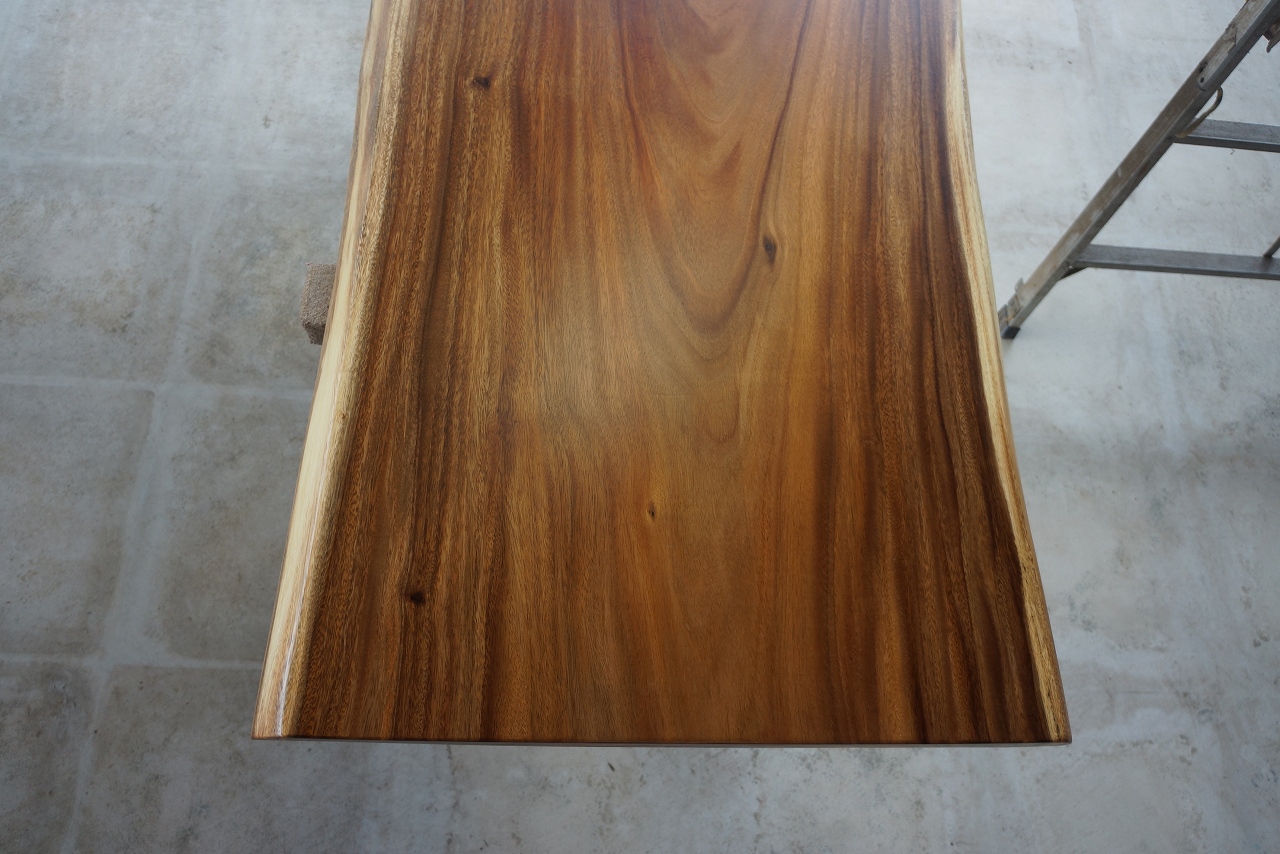 天然木 新潟工場 モンキーポッド材 一枚板 DIYテーブル用天板 セール