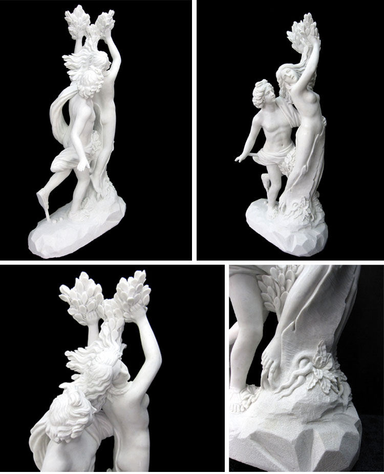 ベルニーニ作ボルゲーゼ美術館所蔵作品がモチーフの天然大理石彫刻像