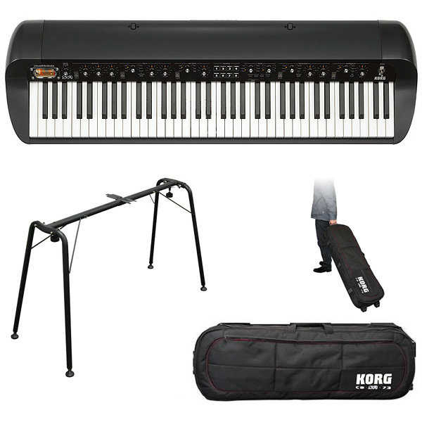 人気のビンテージ・ピアノ『KORG / SV1-73-BK』数量限定お得セット