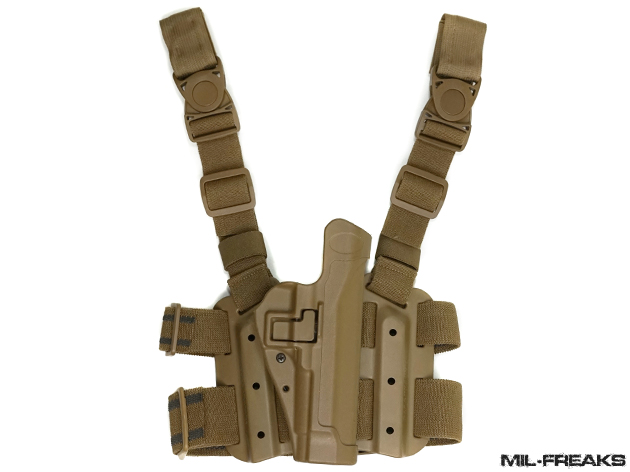 一点物] 米軍実物 BlackHawk! CQCホルスター レッグプラットフォーム