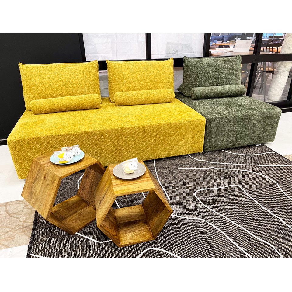 ソファSHIFT 2人掛け【送料・開梱設置無料】イエロー | NOCEノーチェ