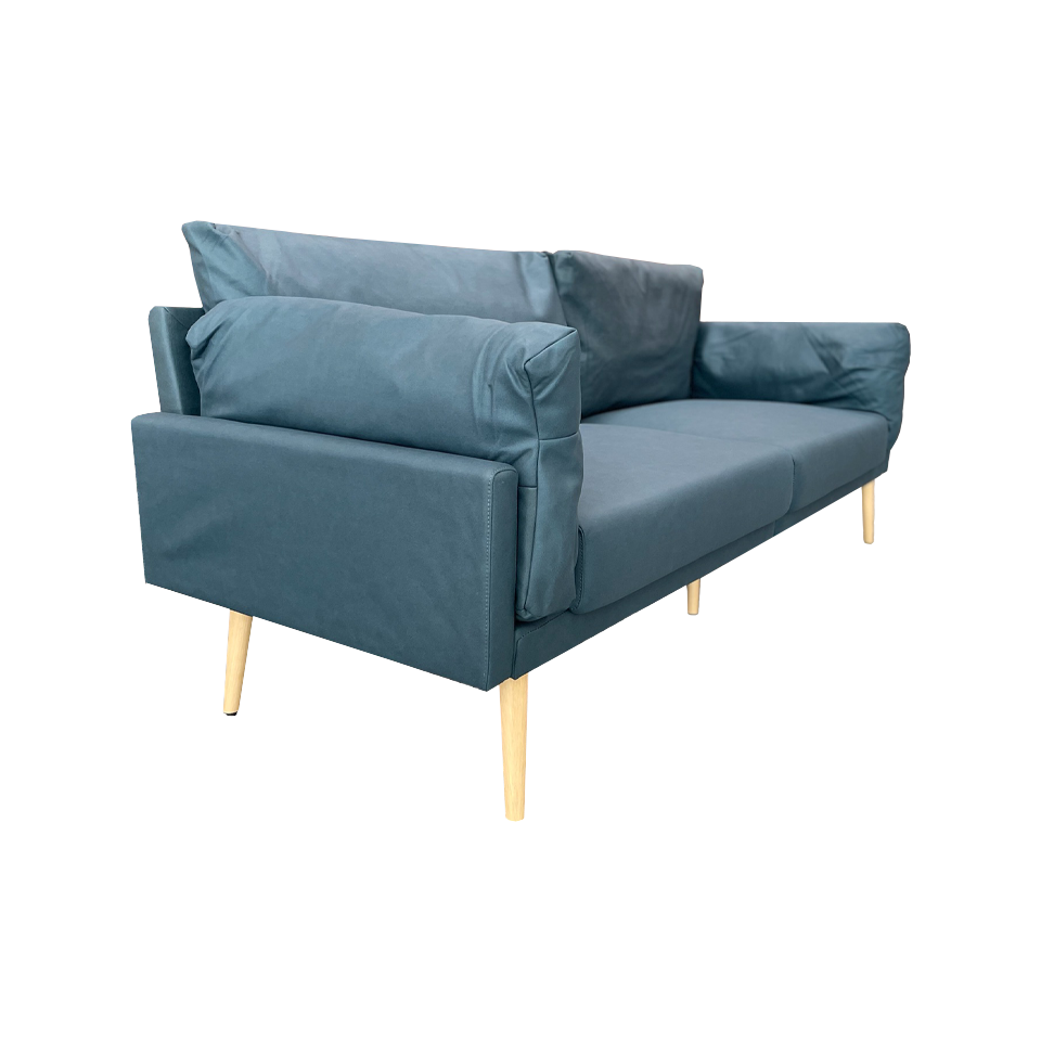 ソファHVS07 3人掛け【送料無料】ライトブルー | NOCEノーチェ 家具