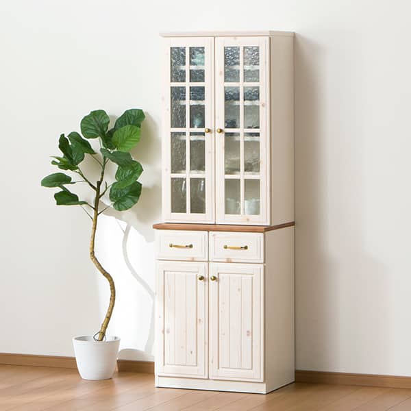 食器棚 (シナモ60 WH) | ニトリネット【公式】 家具・インテリア通販