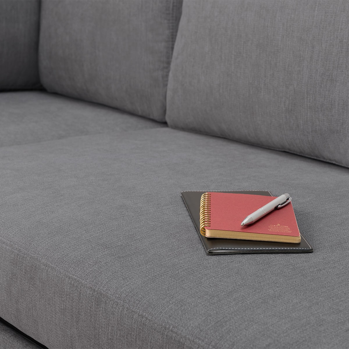 コーナーソファベッド 収納付き 布張りタイプ (ノアーク2 右コーナー