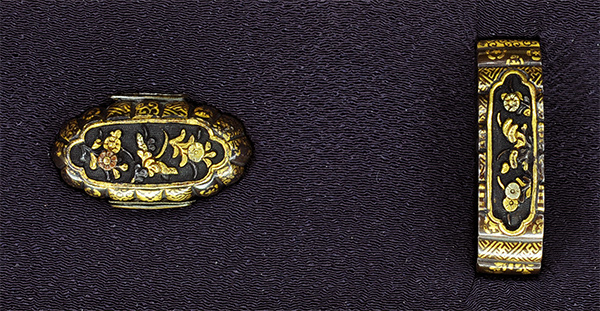 縁頭 無銘 尾張金工 秋草図 (FU-030316)｜刀・日本刀の販売なら日本刀