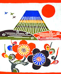 柚木沙弥郎 型染絵