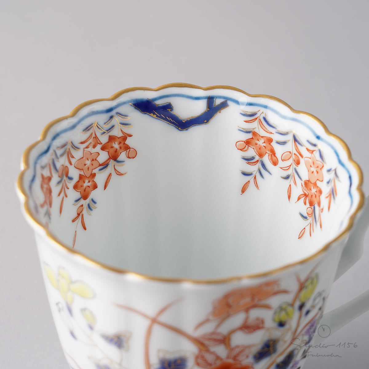 有田焼 君子紋 コーヒー碗皿 カップ&ソーサー 180ml 其泉窯の通販