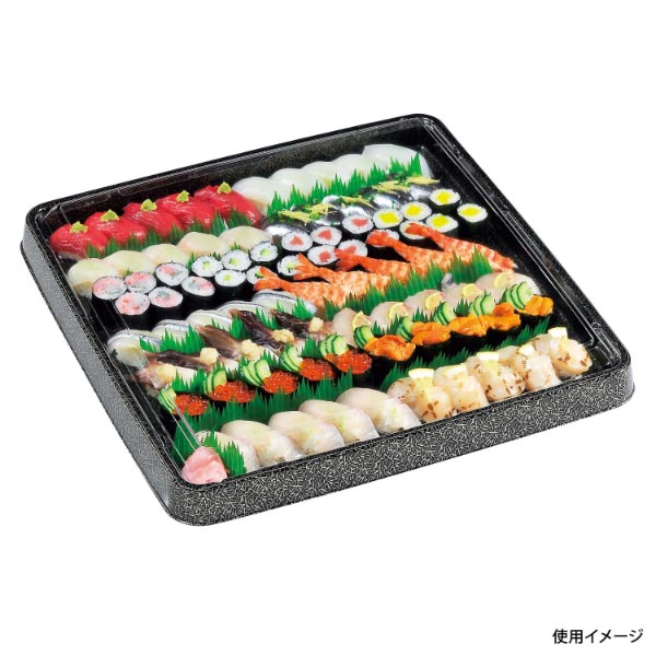 寿司桶 角桶7H錦 福助工業 | テイクアウト容器の通販サイト【容器