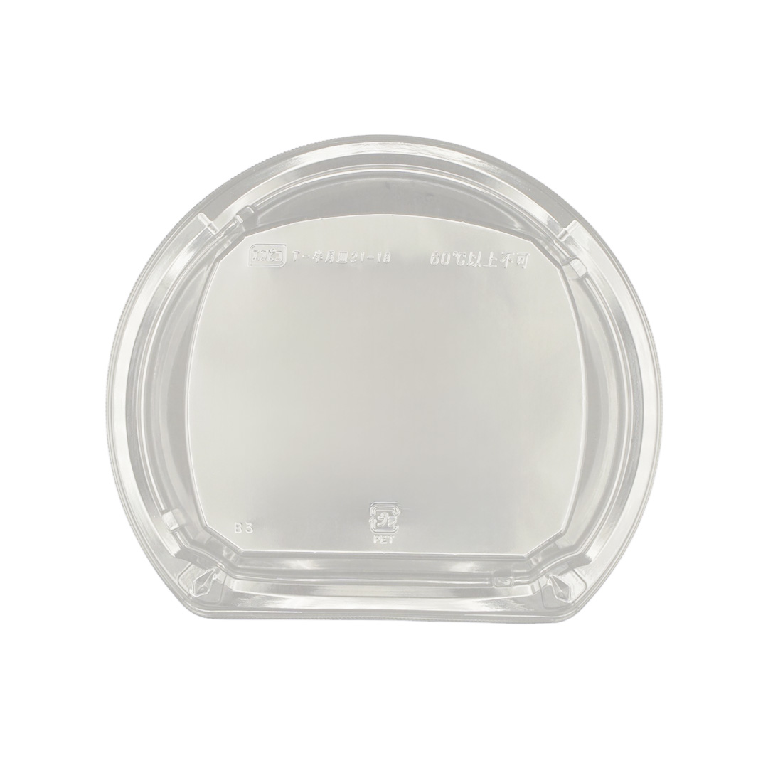 T-半月皿21-18嵌合蓋 | テイクアウト容器の通販サイト【容器スタイル】