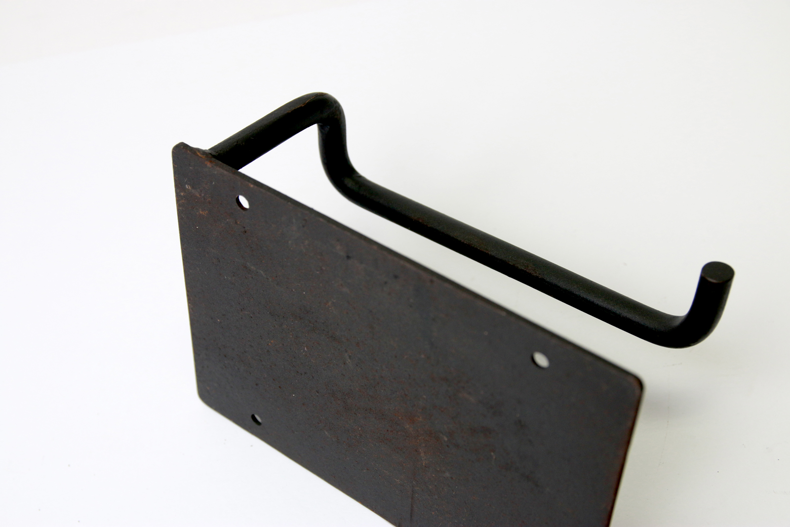 アイアンペーパーホルダー プレート付き 左 | KB-AC013-03A-G141