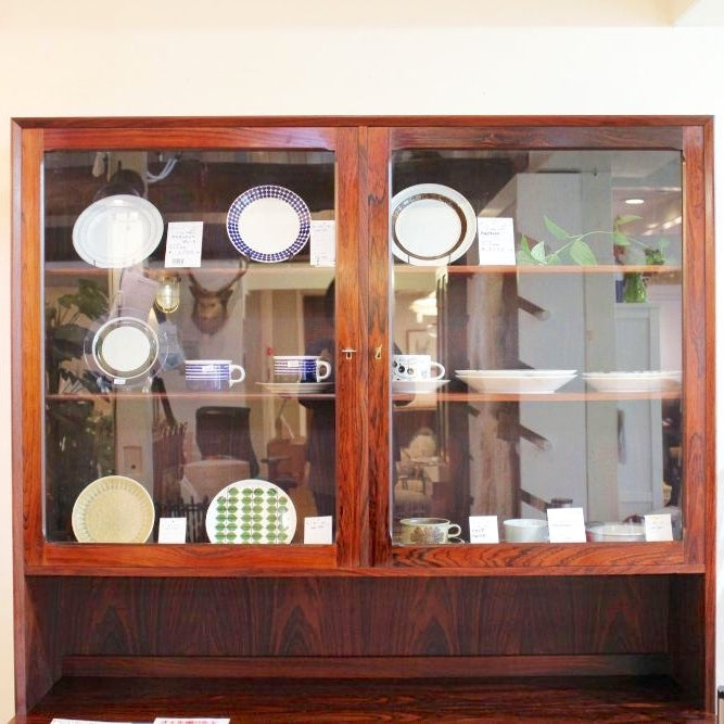 brouer Mobelfabrik カップボード ローズウッド ヴィンテージ 飾り棚