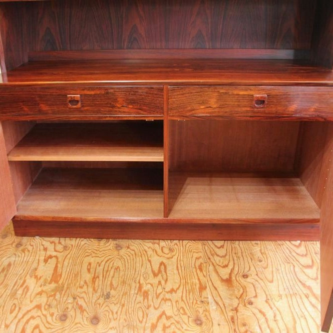 brouer Mobelfabrik カップボード ローズウッド ヴィンテージ 飾り棚