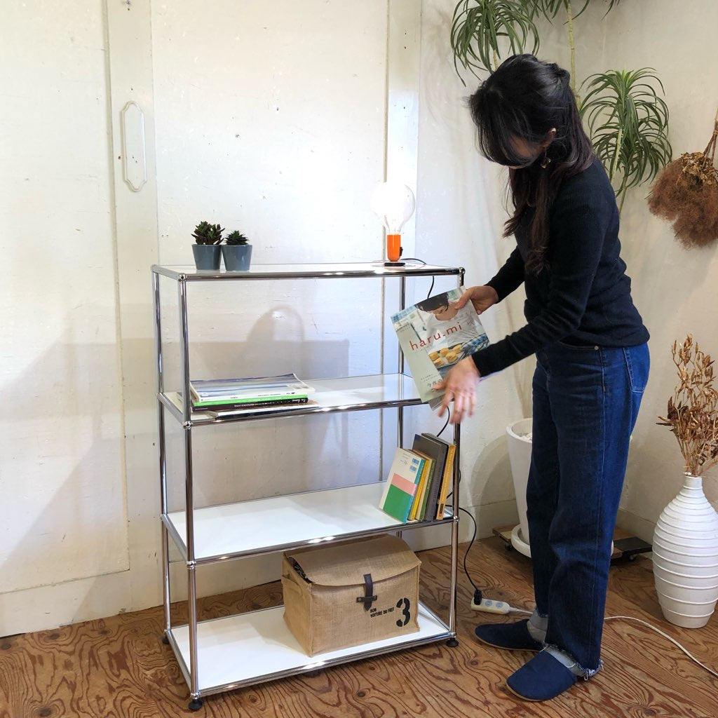 USMハラー USM Haller オープンシャルフ 1列3段 ホワイト 中古 白