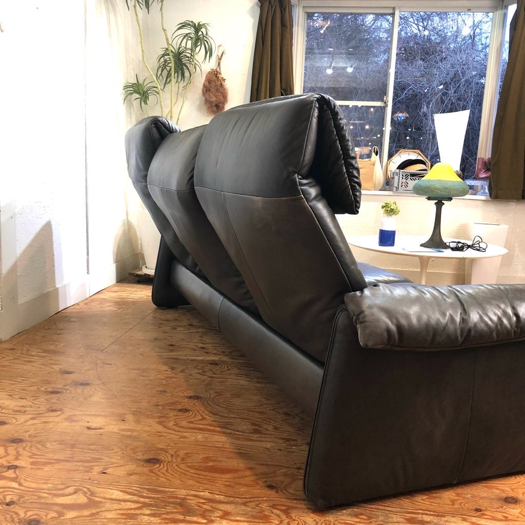 エルポ / erpo ルガノ / LUGANO リクライニングソファ3人掛け 中古 本