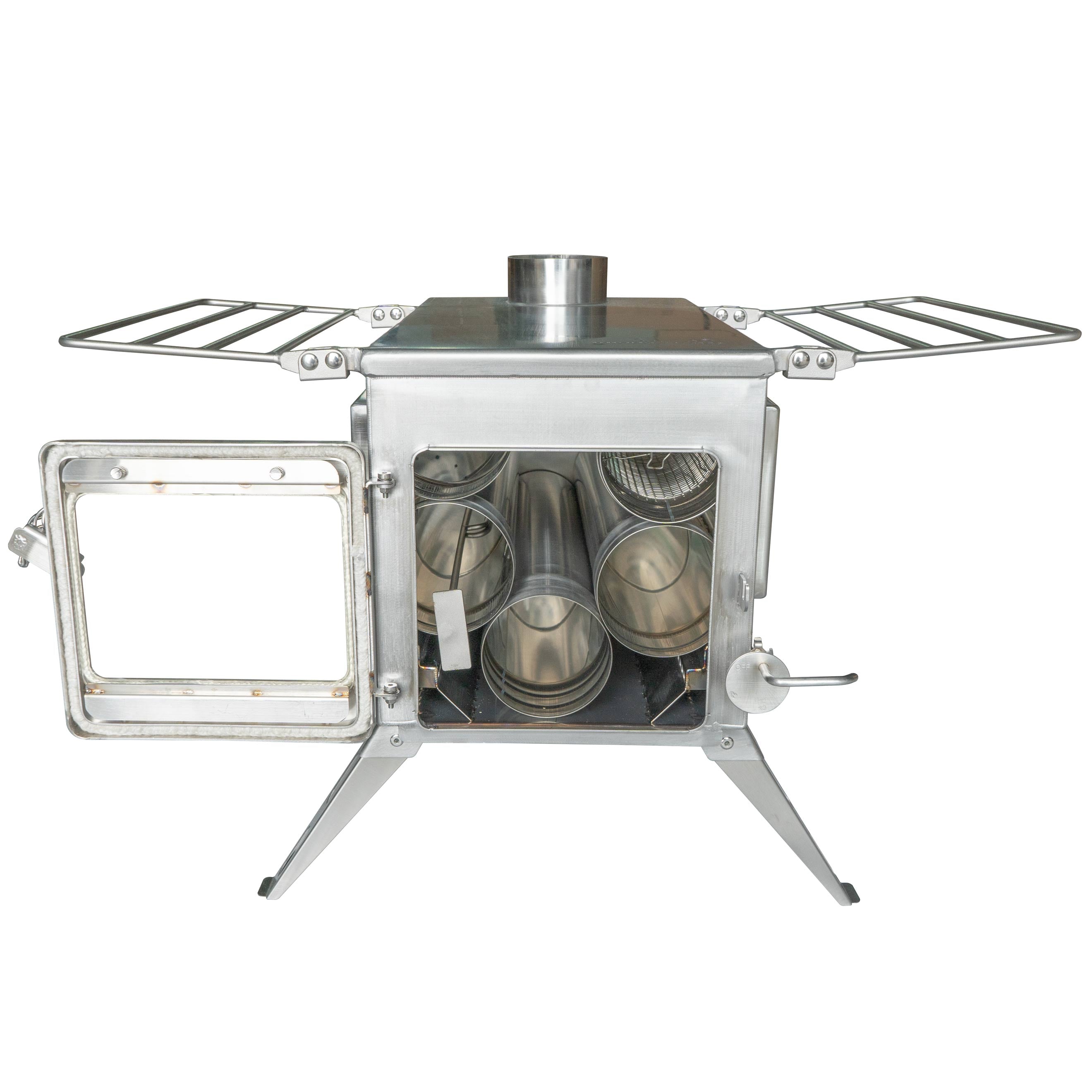 Winnerwell® Nomad PLUS Double View External Air Tent Stove - Dual