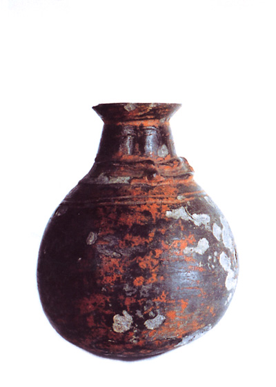 土田遺跡朱彩壺形土器 | 下諏訪町