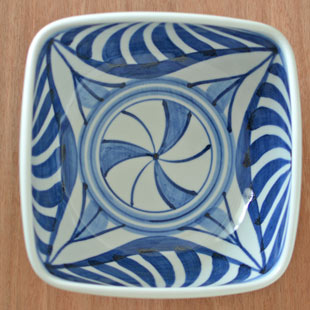 砥部焼の和食器 梅山窯の大鉢 【砥部工房 からくさ】