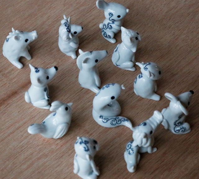 砥部焼の和食器 和将窯の干支【砥部工房 からくさ】