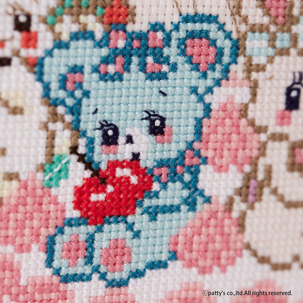 SWIMMERクロスステッチキット sweet party: キット｜手づくりタウン by