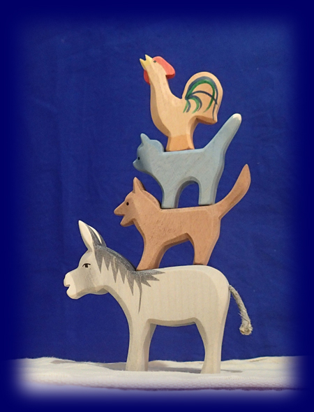 オストハイマー ブレーメンの音楽隊（Bremer Town Musicians 4 pcs