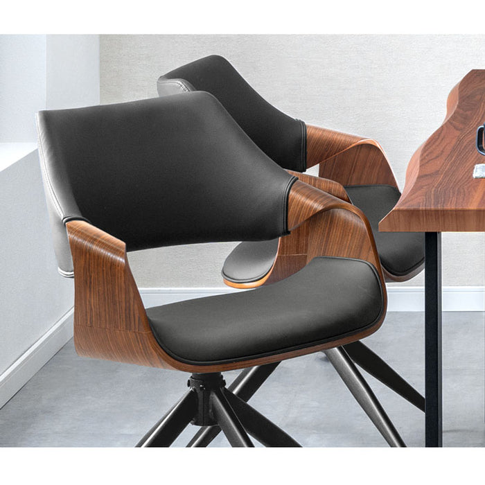 1脚］ 回転 ダイニングチェア 回転式 チェア 木製チェア 回転チェア