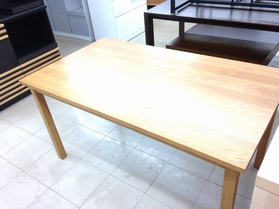 無印良品 中古 無垢材ダイニングテーブル 買取入荷！｜2018年09月24日
