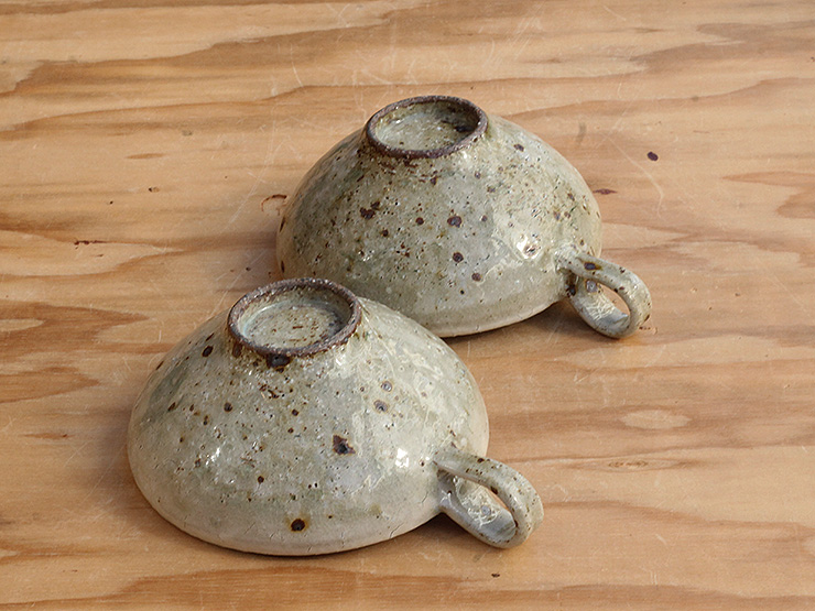 中村哲雄・粉引スープカップ／湯呑み/カップ/フリーボウル｜和食器